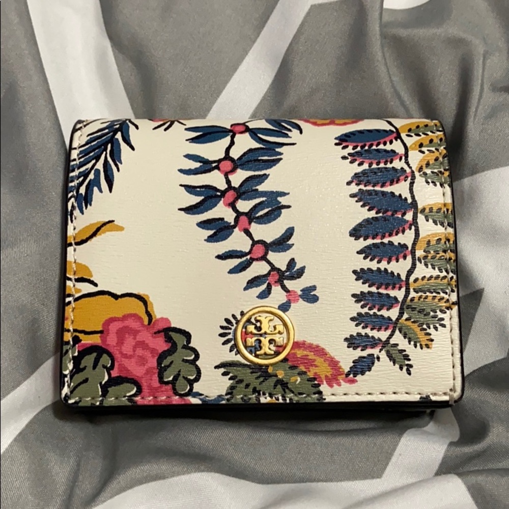 Tory Burch floral wallet